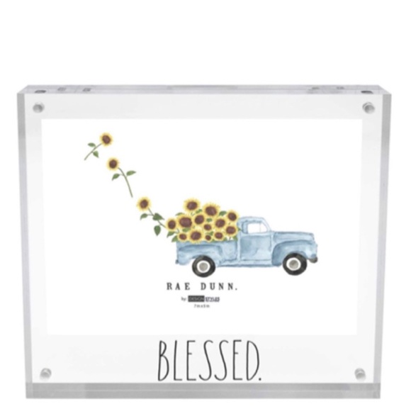 NEW Rae Dunn Blessed  Acrylic Picture Frame Wall Decor - Picture 2 of 4